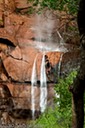 Seasonal waterfall at Temple of Sinewava