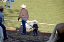 Cowboy in training with grandpa