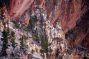 Pinnacles in the Grand Canyon of the Yellowstone